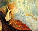 Berthe Morisot: Pihenő lány (id: 1997) tapéta
