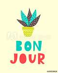 Bon Jour vászonkép, poszter vagy falikép
