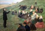 Anna Ancher: Prédikáció (id: 21798) falikép keretezve