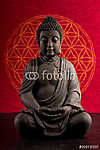Buddha az élet virágával vászonkép, poszter vagy falikép