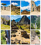 Rejtélyes város - Machu Picchu, Peru, Dél-Amerika. (id: 5998) vászonkép