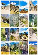 Rejtélyes város - Machu Picchu, Peru, Dél-Amerika vászonkép, poszter vagy falikép