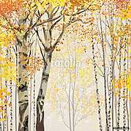 Őszi erdő részlet vászonkép, poszter vagy falikép