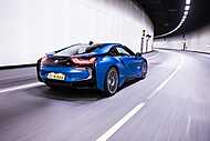 BMW i8 Blue Back vászonkép, poszter vagy falikép