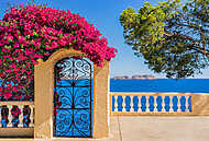 Idyllic view to Mediterranean Sea Coast vászonkép, poszter vagy falikép