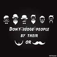 Ne ítéljenek embereket ... - Vicces VECTOR idézet. vászonkép, poszter vagy falikép