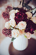 bouquet of roses and carnations vászonkép, poszter vagy falikép