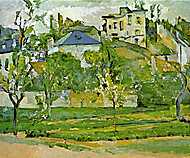 Gyümölcsöskert Pontoisében vászonkép, poszter vagy falikép