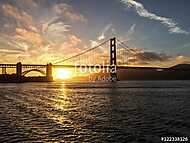 Sunset Golden Gate vászonkép, poszter vagy falikép