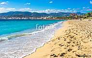 Spanien Palma de Mallorca Strand Küste Mittelmeer Urlaub vászonkép, poszter vagy falikép