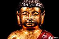 Oriental Buddist Statue Isolated vászonkép, poszter vagy falikép