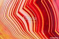 Amazing Banded Red Agate Crystal cross section as a background. Natural light translucent agate crystal surface, Colorful abstr vászonkép, poszter vagy falikép