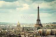 Nézd meg az Eiffel-toronyt, Párizs, Franciaország vászonkép, poszter vagy falikép