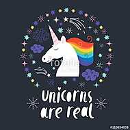 Unicorns are real vászonkép, poszter vagy falikép