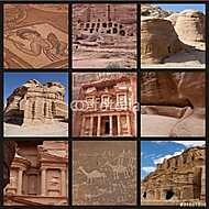 Petra - a Nábátok városa vászonkép, poszter vagy falikép