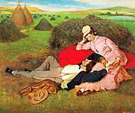 Szerelmespár (1870) vászonkép, poszter vagy falikép