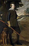 A vadászó IV. Fülöp spanyol király vászonkép, poszter vagy falikép