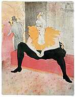 Ülő bohóc (Mademoiselle CHA-U-KAO) vászonkép, poszter vagy falikép