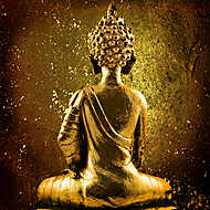 arany Buddha vászonkép, poszter vagy falikép