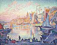 A Saint Tropez-i kikötő (1901-1902) vászonkép, poszter vagy falikép