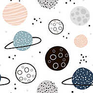 Bolygók tapétaminta vászonkép, poszter vagy falikép