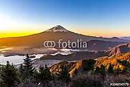 Mountain Fuji napkelte Japánban vászonkép, poszter vagy falikép