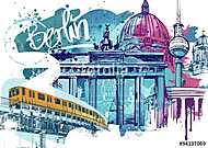 Berlin Travel vászonkép, poszter vagy falikép