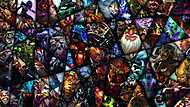 DOTA 2 - Hősök vászonkép, poszter vagy falikép