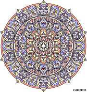 Vector vintage mandala ornament vászonkép, poszter vagy falikép