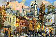 The old city of Vitebsk vászonkép, poszter vagy falikép