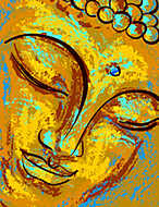 Buddha arc vászonkép, poszter vagy falikép