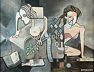 A tanulás kora (Picasso Stílus) vászonkép, poszter vagy falikép