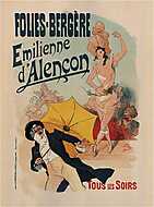 Folies Bergére Emilienne dAlencon vászonkép, poszter vagy falikép