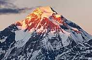 Dhaulagiri-nepáli hegyi panorámás kilátás vászonkép, poszter vagy falikép