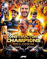Mclaren 2024 Formula 1 - Constructors World Champion vászonkép, poszter vagy falikép