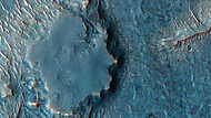 Inverz topográfia, Juventae Chasma, Mars felszín vászonkép, poszter vagy falikép