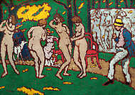 Modelleim kaposvári kertemben (1912) vászonkép, poszter vagy falikép