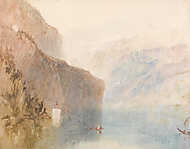 Tell kápolna, a Lucerne tónál vászonkép, poszter vagy falikép