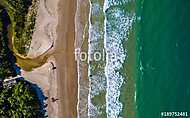 Sissial Beach - Santa Catarina - Brazília (légifotó) vászonkép, poszter vagy falikép