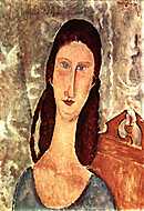 Jeanne Hebuterne portréja vászonkép, poszter vagy falikép