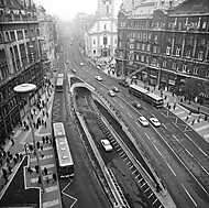 Budapest - Ferenciek tere (Felszabadulás tér) (1976) vászonkép, poszter vagy falikép