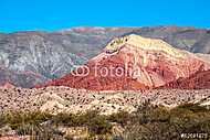 Quebrada de Humahuaca színes völgye, a közép-andoki Altipl vászonkép, poszter vagy falikép