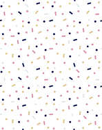 Rózsaszínes konfetti tapétaminta vászonkép, poszter vagy falikép