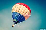 Trikolor hőlégballon vászonkép, poszter vagy falikép