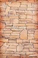 Brown brick wall as a background or texture and shadow vászonkép, poszter vagy falikép