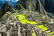 Machu Picchu, az ősi inka város Andoknál, Peru vászonkép, poszter vagy falikép