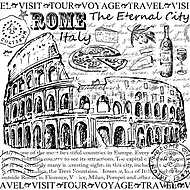 roma olaszország vászonkép, poszter vagy falikép
