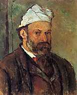 Cézanne önarckép, fehér turbánnal vászonkép, poszter vagy falikép