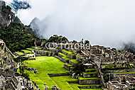 Machu Picchu, az ősi inka város Andoknál, Peru vászonkép, poszter vagy falikép