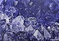 dark blue sapphire crystals macro backgrond vászonkép, poszter vagy falikép
